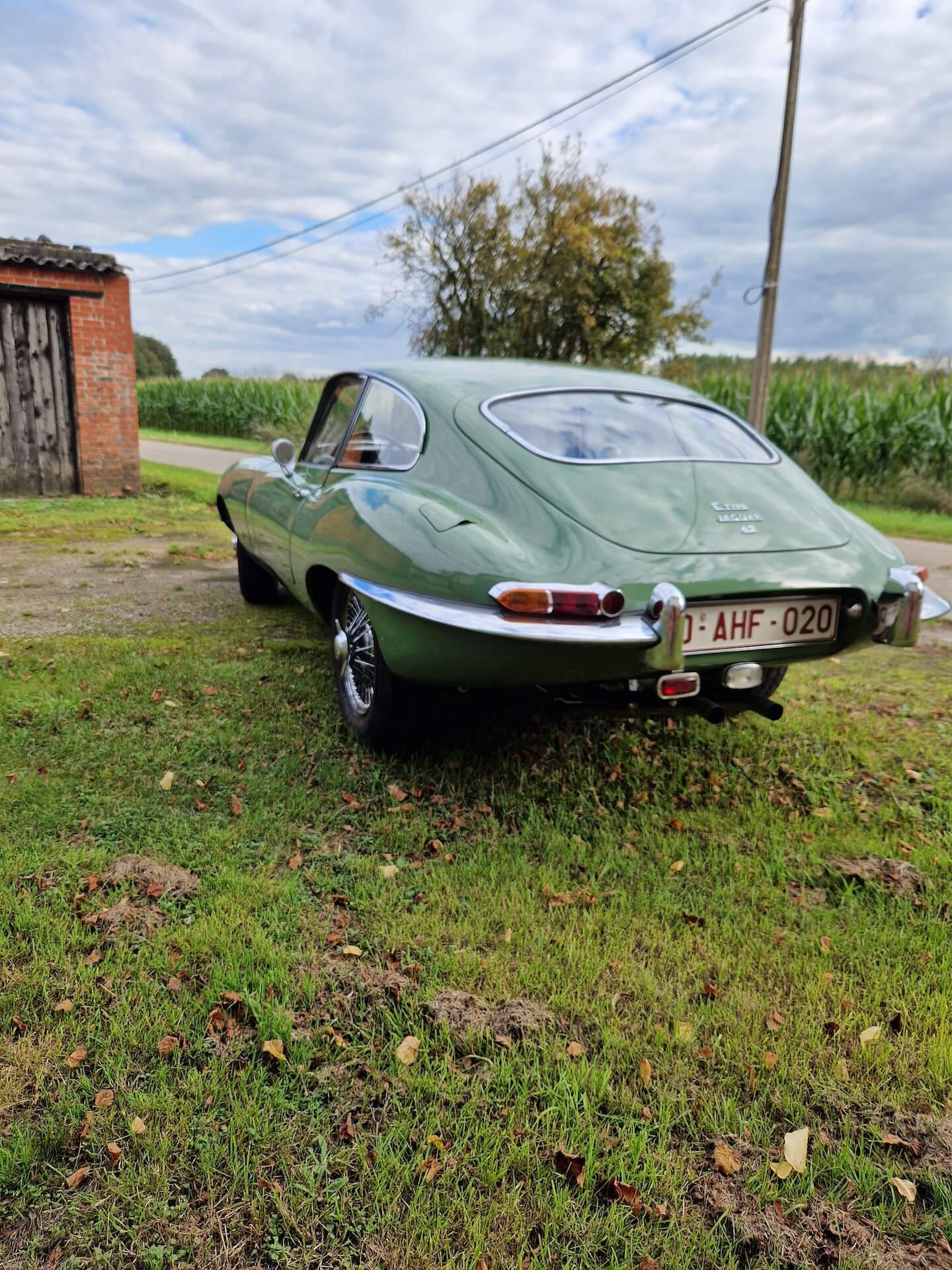 E type achterzicht